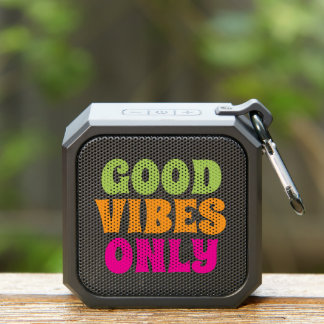 Good Vibes Only Music Lovers Bluetooth Speaker