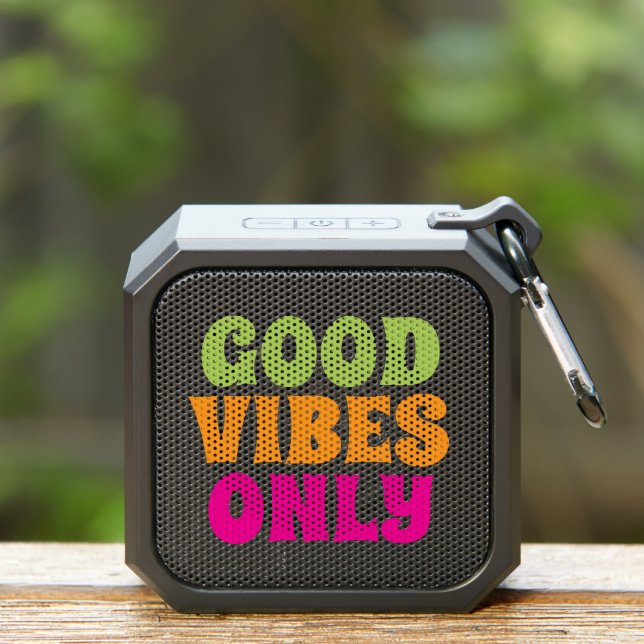 Good Vibes Only Music Lovers Bluetooth Speaker (Insitu(Outdoor))