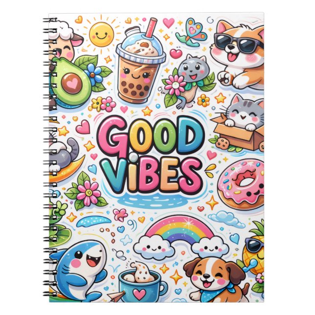 Good Vibes Only  Notebook (Front)
