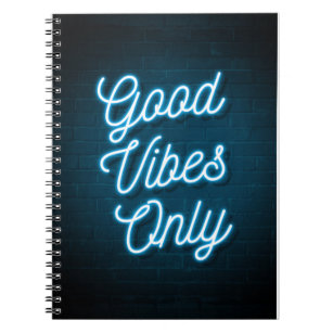 Good Vibes Only - Cards and Gift Wrap - motivational notebooks
