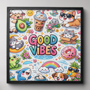 Good Vibes Only Peel And Stick Photo Tile