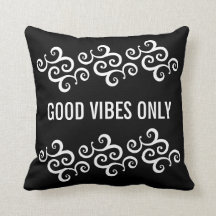 Good Vibes Only Pillow