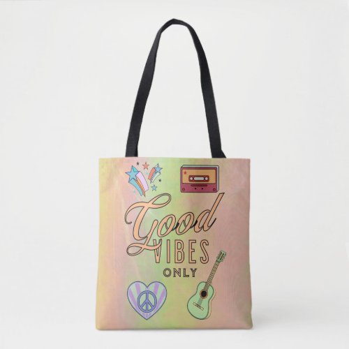 Good Vibes Only Shoulder Tote