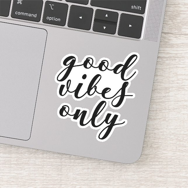 Good vibes only sticker (Detail)