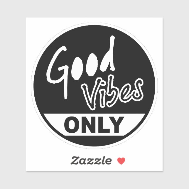 Good Vibes Only Sticker (Sheet)