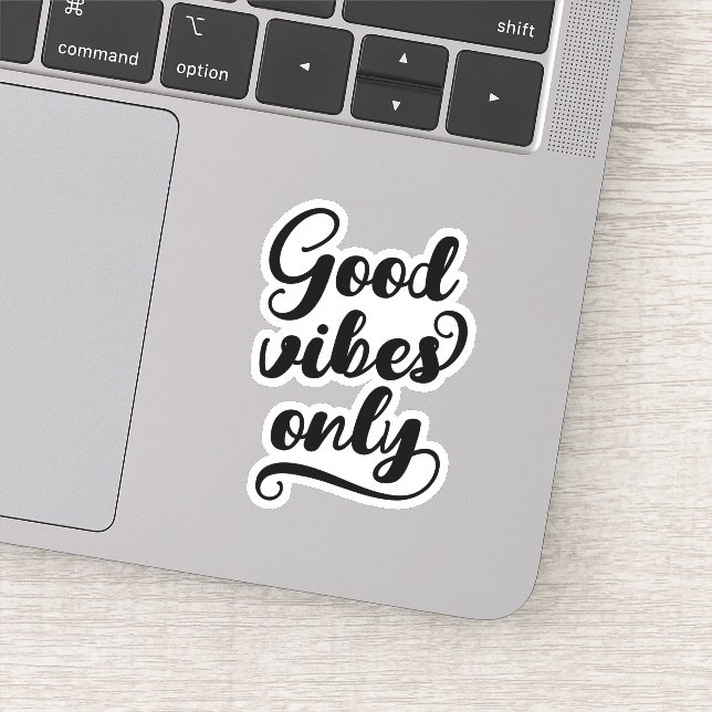 Good Vibes Only Sticker (Detail)