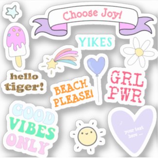 Good Vibes Only - VSCO Girls Sticker