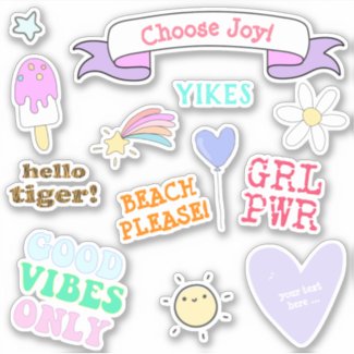 Good Vibes Only - VSCO Girls Sticker