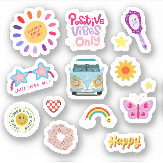 Good Vibes Only - VSCO Pack of Sticker (Front)
