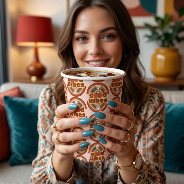 Good Vibes Paper Cups (Creator Uploaded)
