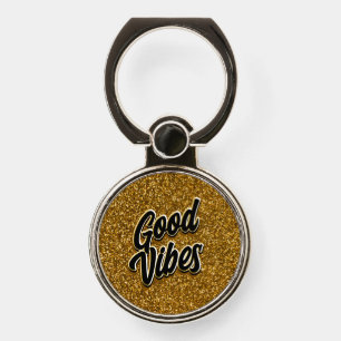 Good Vibes Phone Ring Stand
