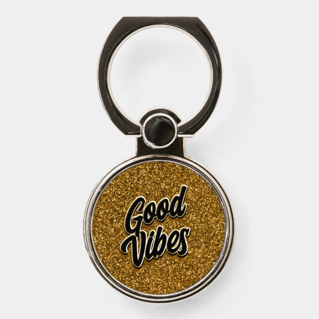 Good Vibes Phone Ring Stand (Front)