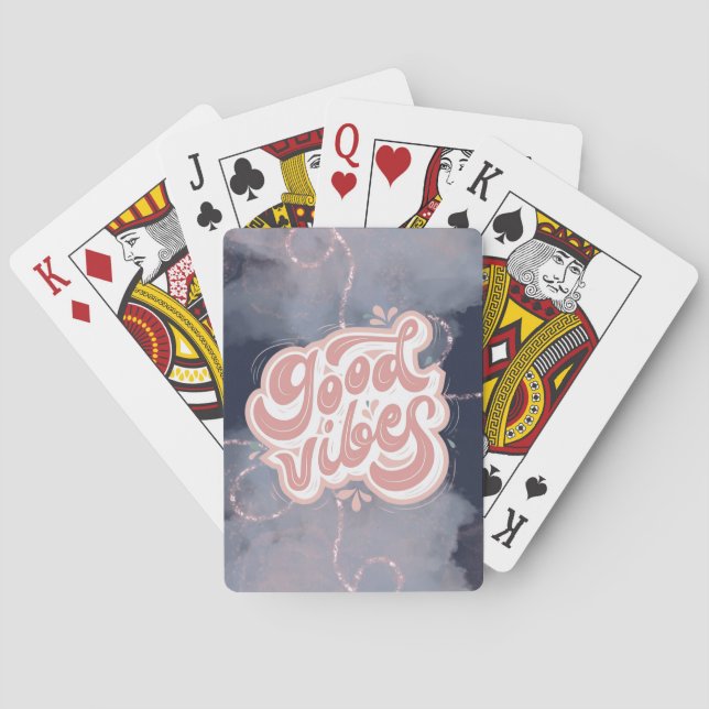 Good Vibes Poker Cards (Back)