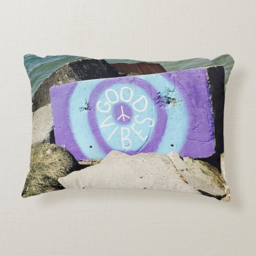 Good Vibes Put in Bay  Accent Pillow