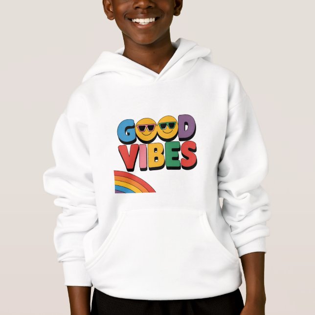 Good Vibes: Rainbow Edition Hoodie (Front)