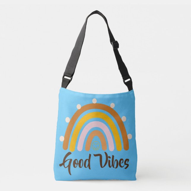 Good Vibes - Rainbow Good Vibes Crossbody Bag (Front)
