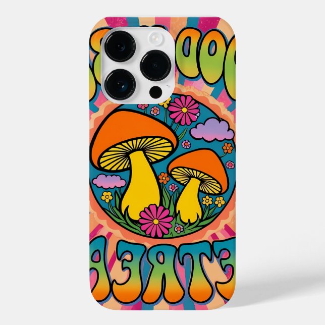 Good vibes retreat mushroom Case-Mate iPhone case (Back)