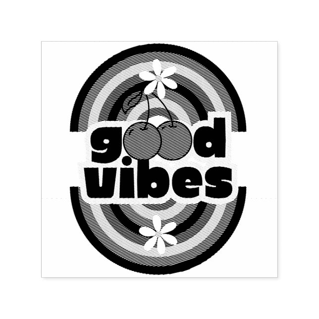 Good Vibes Self-inking Stamp (Design)