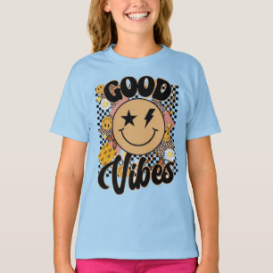 Good Vibes Smiley Face T-Shirt