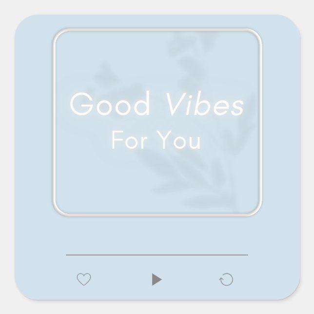 'Good Vibes' Sticker (Front)