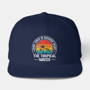 Good Vibes Summer Tropical Waves-64107 Visor