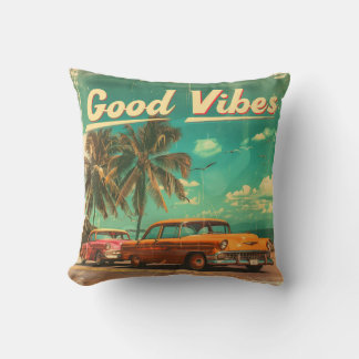 Good Vibes Throw Pillow