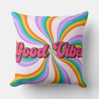 Good Vibes Throw Pillow