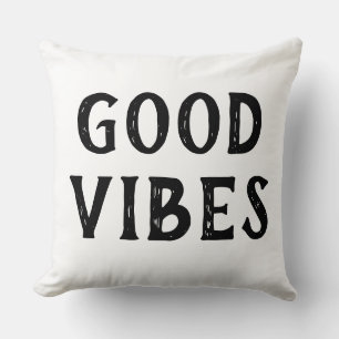 Good Vibes Throw Pillow