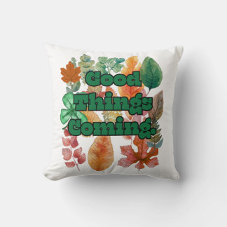 good vibes throw pillow
