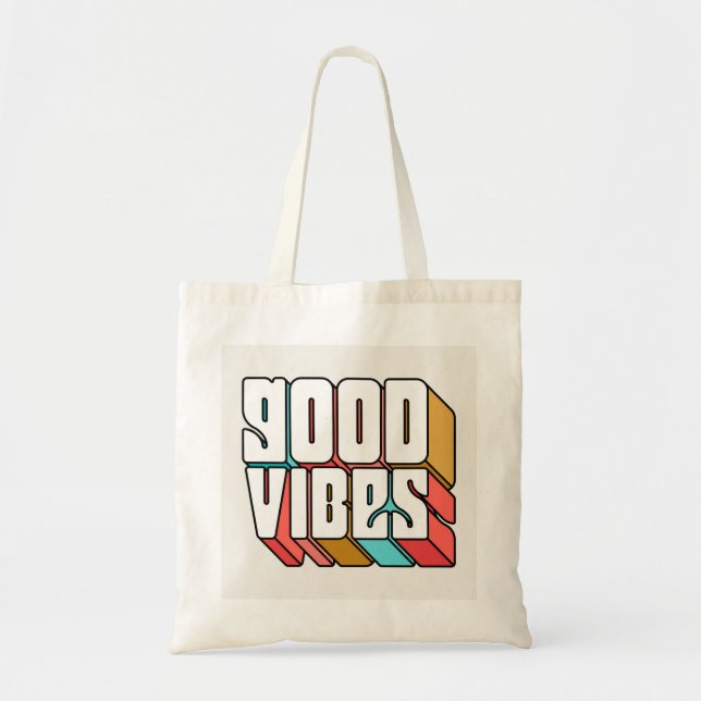 Good Vibes Tote Bag (Front)