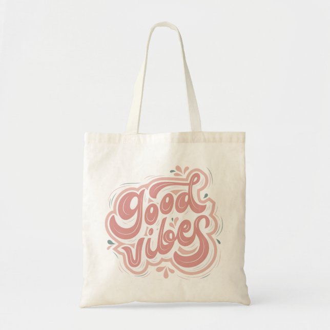 Good Vibes Tote Bag (Front)