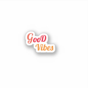 Good Vibes trendy aesthetic Sticker