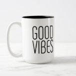 Good Vibes Two-Tone Coffee Mug