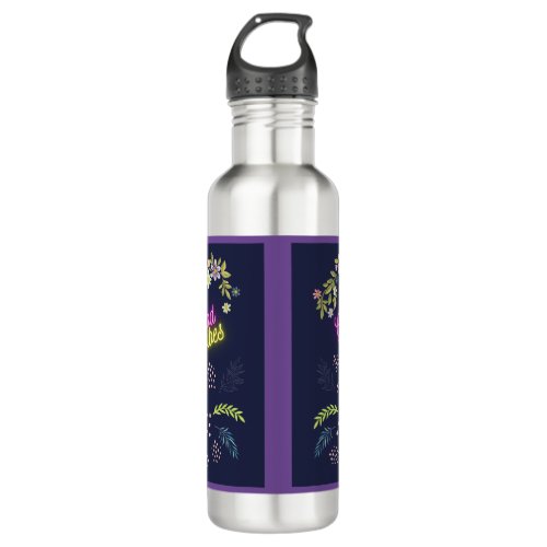Good Vibes Water Bottle 24 oz