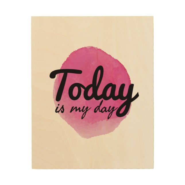 good vibes words for self love and self care wood wall art (Front)