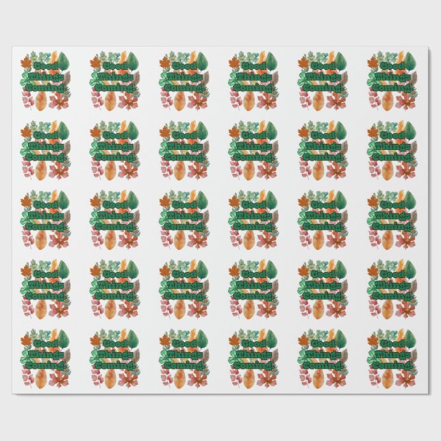 good vibes wrapping paper (Flat)