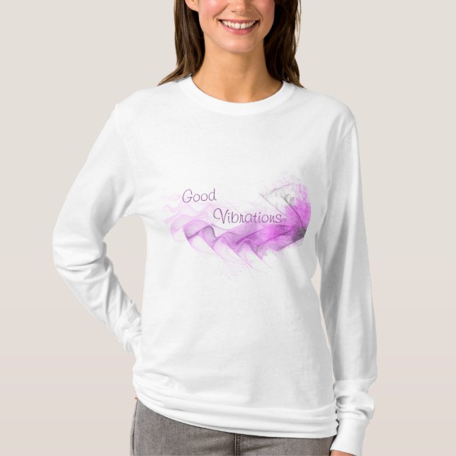 good vibrations - abstract decorative art design T-Shirt (Front)