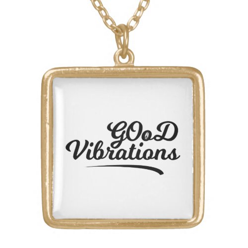 Good Vibrations Gold Plated Necklace