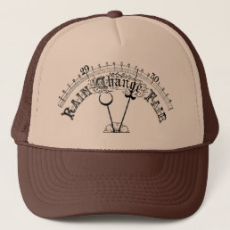 Good Weather Vintage Barometer Scale  Hat
