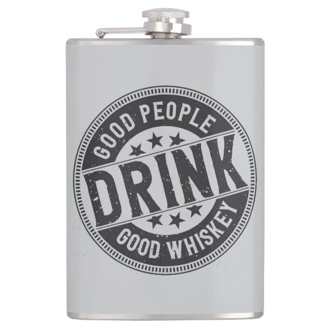 Good Whiskey Flask (Front)