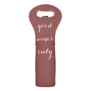 good-wines-only, good-vibes-only wine bag