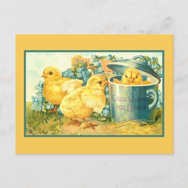 Good Wishes For Easter ... Vintage Easter Card (Front)