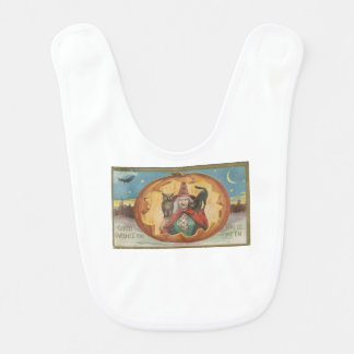 Good Wishes For Halloween Baby Bib