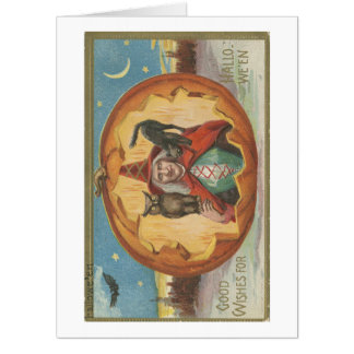Good Wishes For Halloween Card