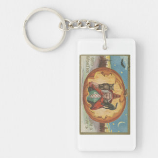 Good Wishes For Halloween Keychain