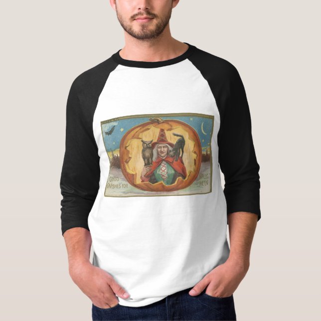 Good Wishes For Halloween T-Shirt (Front)