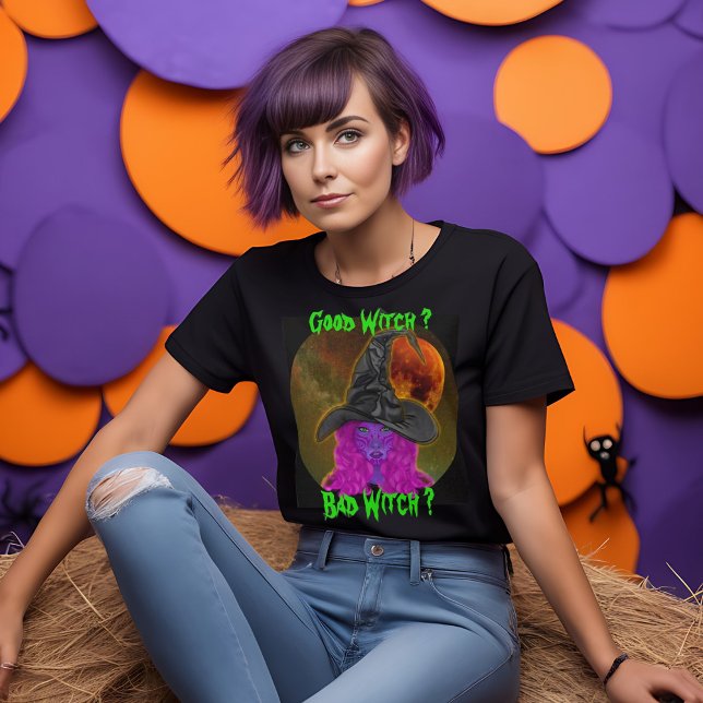Good Witch Bad Witch Halloween Party  T-Shirt (Creator Uploaded)