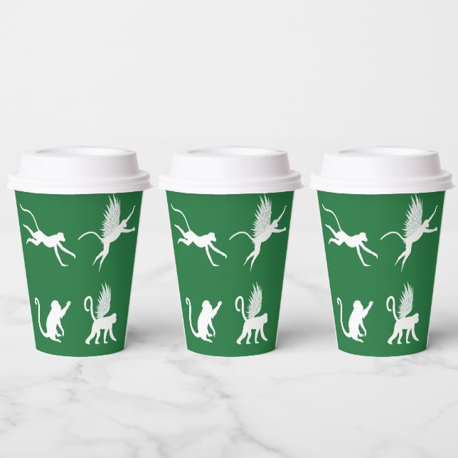 Good Witch Bad Witch - Pink and Green Birthday Paper Cups (Multi)