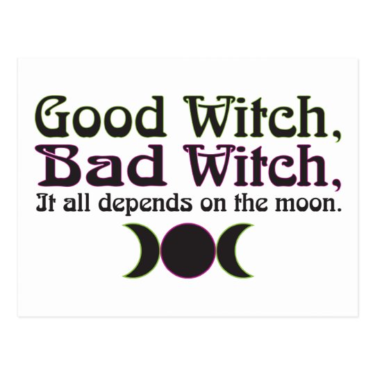 "Good Witch, Bad Witch..." Postcards