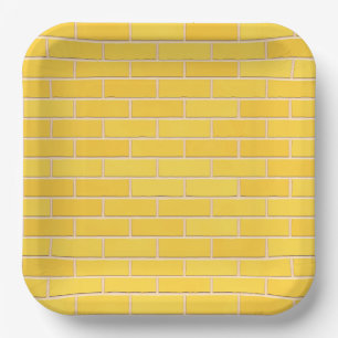 Good Witch Bad Witch - Yellow Brick Birthday Party Paper Plates